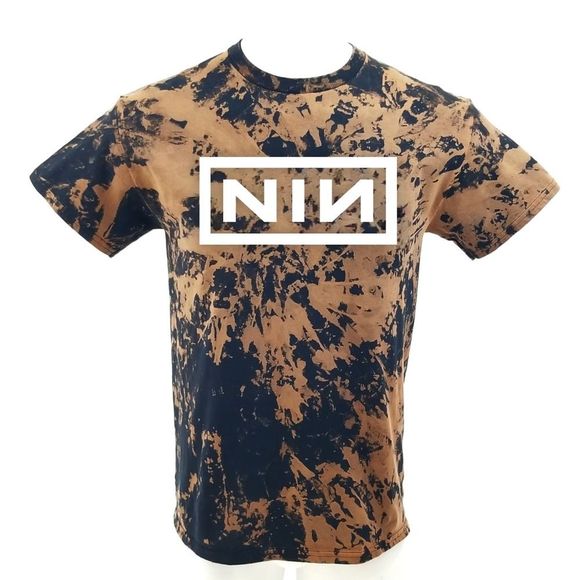 Gildan Other - NINE INCH NAILS "NIN" Acid Washed, Distressed (Band Tee) Rock Tee Rap Tee Punk